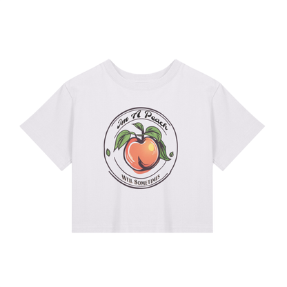 I’m A Peach Crop Top